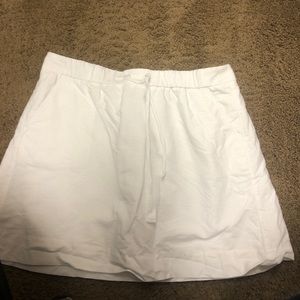 JCrew linen tie waist skirt